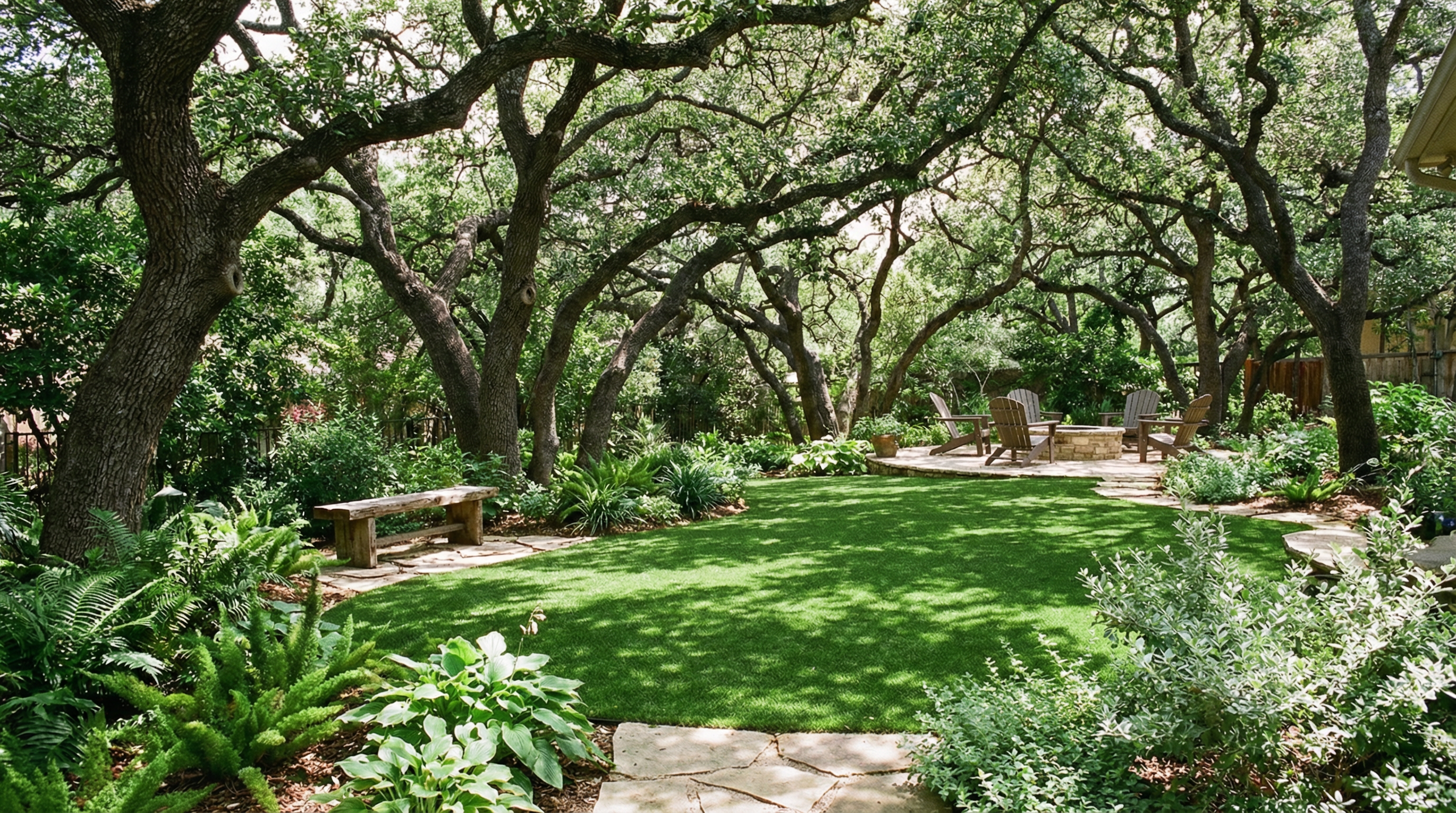 Backyard Sports Courts with Artificial Turf