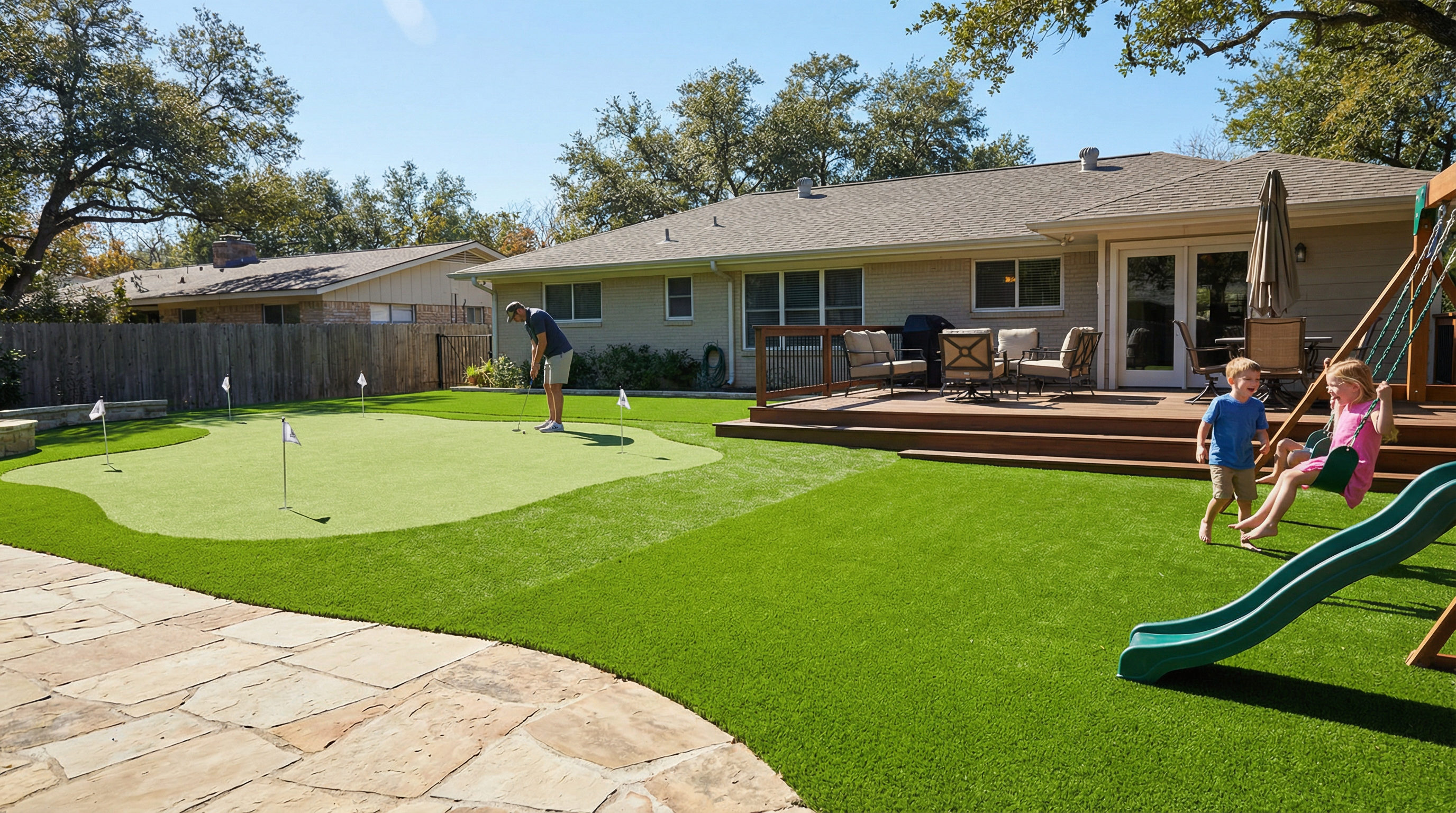 From Mud Pit to Putting Green - After