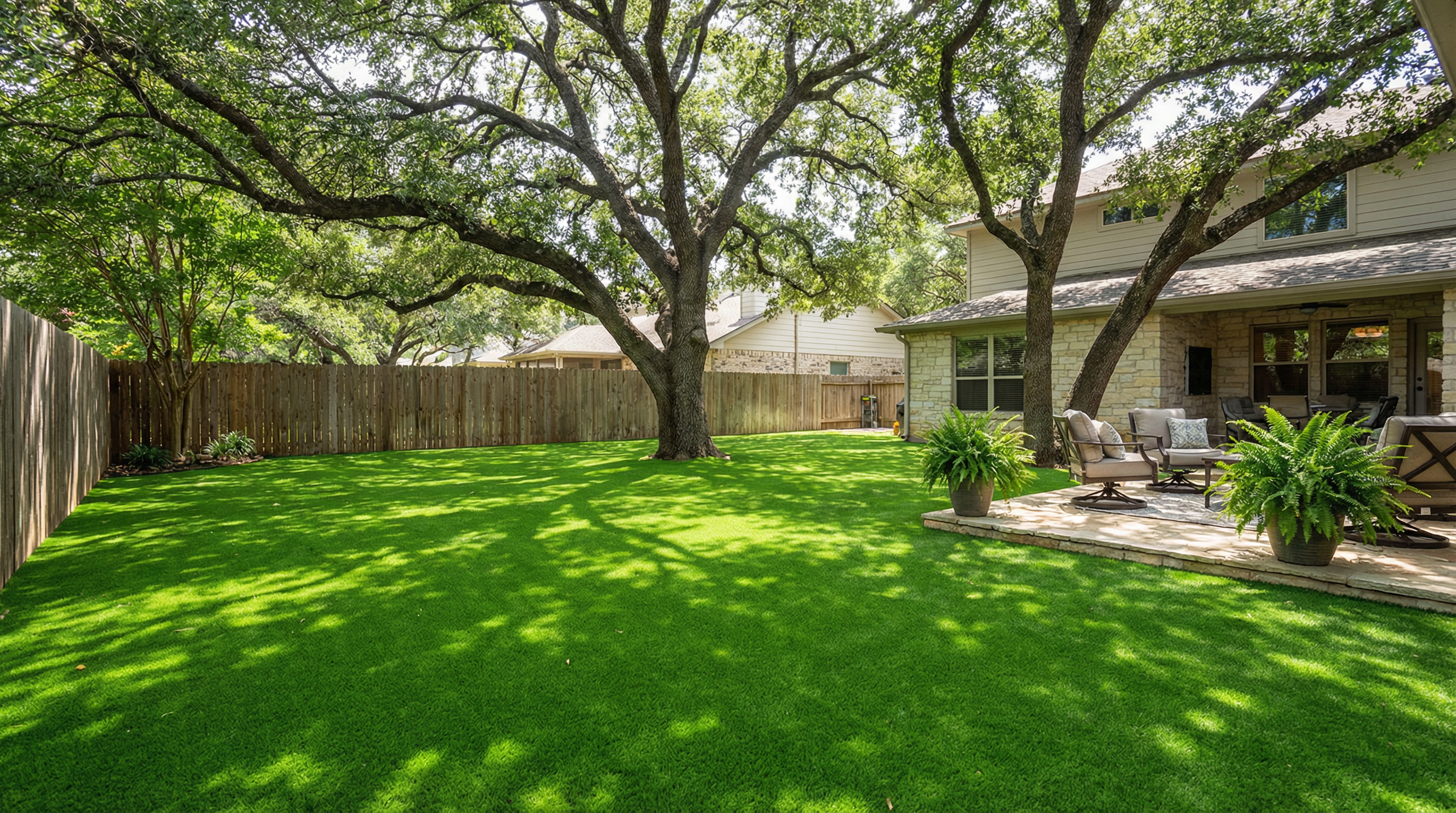The Shady Backyard Solution - After